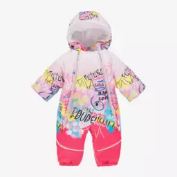 Pilguni-Girls Vibrant Pink 2-in-1 Snowwear | Childrensalon Outlet