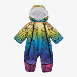Pilguni-Girls Vibrant Stripe Convertible Snowsuit | Childrensalon Outlet