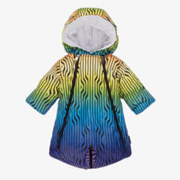 Pilguni-Girls Vibrant Stripe Convertible Snowsuit | Childrensalon Outlet