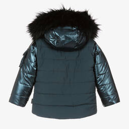 Pilguni-Синяя лыжная куртка | Childrensalon Outlet