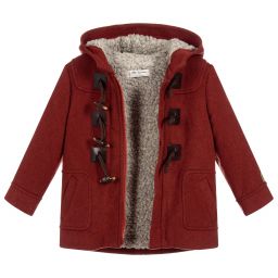 بيلي كاريرا-معطف دافيل مزيج صوف لون بنّي للأولاد | Childrensalon Outlet