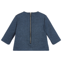 Pili Carrera-Girls Blue Sweatshirt | Childrensalon Outlet