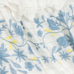 Pili Carrera-Girls Ivory Linen Dress | Childrensalon Outlet