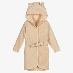 Pippi-Бежевый махровый халат из органического хлопка | Childrensalon Outlet