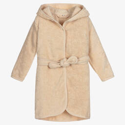 Pippi-Бежевый махровый халат из органического хлопка | Childrensalon Outlet