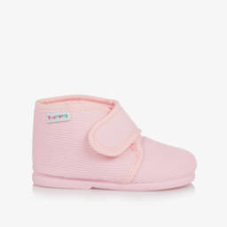 Pisamonas-شبشب مخملي وردي دافئ للبنات | Childrensalon Outlet