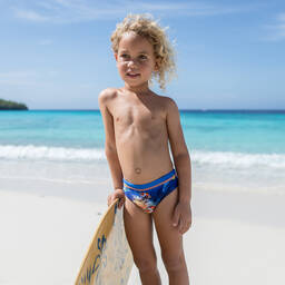 Playshoes-Baby Boys Blue Swim Pants | Childrensalon Outlet