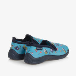 Playshoes-Blue Construction Slippers | Childrensalon Outlet