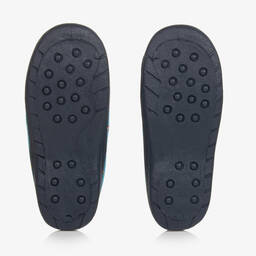Playshoes-Blue Construction Slippers | Childrensalon Outlet