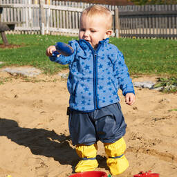 Playshoes-Blue Fleece Zip-Up Top | Childrensalon Outlet