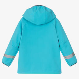 Playshoes-Blue Softshell Rain Jacket | Childrensalon Outlet
