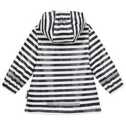 Playshoes-Blue & White Stripe Raincoat | Childrensalon Outlet