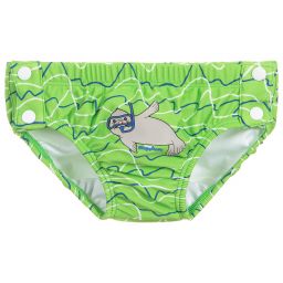 Playshoes - Boys Green Swim Pants (UPF50+) | Childrensalon Outlet