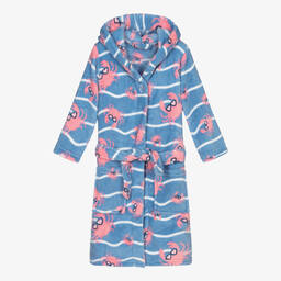 بلاي شوز-روب حمام  فليس لون أزرق للبنات | Childrensalon Outlet