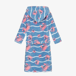 بلاي شوز-روب حمام  فليس لون أزرق للبنات | Childrensalon Outlet