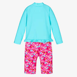 Playshoes-Розово-голубой солнцезащитный костюм (UPF50+) | Childrensalon Outlet
