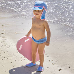 Playshoes-حذاء سباحة للبنات بلون المرجان والسماء | Childrensalon Outlet