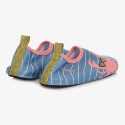 Playshoes-حذاء سباحة للبنات بلون المرجان والسماء | Childrensalon Outlet
