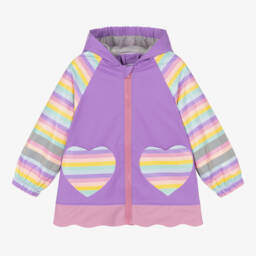 Playshoes-Girls Enchanted Purple Unicorn Coat | Childrensalon Outlet