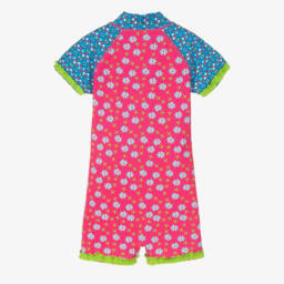 بلاي شوز-أوفرول واقي من الشمس  لون زهري (+ UPF 50) | Childrensalon Outlet