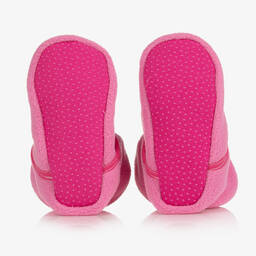 بلاي شوز-حذاء بوتي صوف لون وردي للفتيات الرضيعات  | Childrensalon Outlet