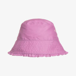 Playshoes-Girls Reversible Purple Pink Sunhat | Childrensalon Outlet