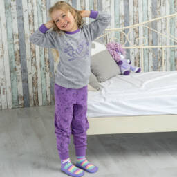 Playshoes-Girls Unicorn Towelling Sleepwear | Childrensalon Outlet