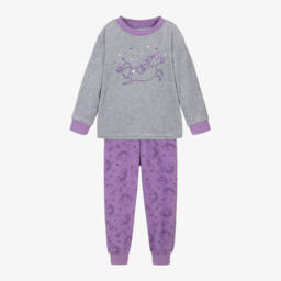 Playshoes-Girls Unicorn Towelling Sleepwear | Childrensalon Outlet