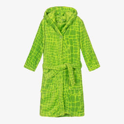 Playshoes-Green Dinosaur Dressing Gown | Childrensalon Outlet