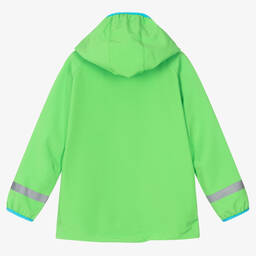 Playshoes-Green Softshell Rain Jacket | Childrensalon Outlet