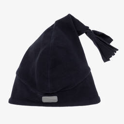 بلاي شوز-Navy Blue Fleece Hat | Childrensalon Outlet