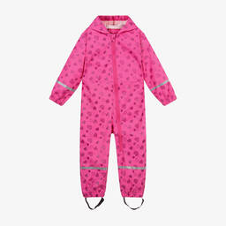 Playshoes-Pink Heart Print Rain Suit | Childrensalon Outlet
