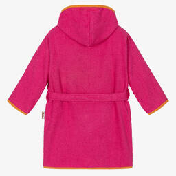 بلاي شوز-روب حمام قطن تيري لون زهري للبنات | Childrensalon Outlet