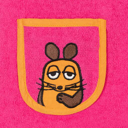 بلاي شوز-روب حمام قطن تيري لون زهري للبنات | Childrensalon Outlet