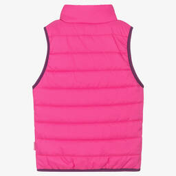 Playshoes-Pink Puffer Gilet | Childrensalon Outlet