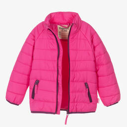 Playshoes-Pink Puffer Jacket | Childrensalon Outlet