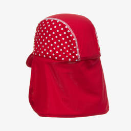Playshoes-Red Sun Protective Swim Hat (UPF 50+) | Childrensalon Outlet