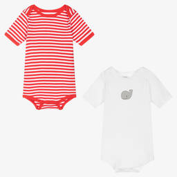 بلاي شوز-Red & White Bodyvests (2 Pack) | Childrensalon Outlet