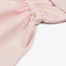 POCA & POCA-فستان وردي لامع للبنات مع كشكش | Childrensalon Outlet