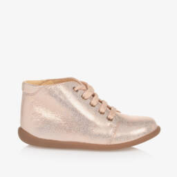 Pom d'Api-Girls Blush Shimmer Walker Boots | Childrensalon Outlet