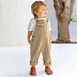 Pom d'Api-Коричневые кожаные сандалии с пряжками | Childrensalon Outlet