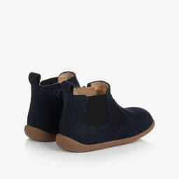 Pom d'Api-بوت شامواه لون كحلي لمرحلة بدء المشي للأطفال | Childrensalon Outlet