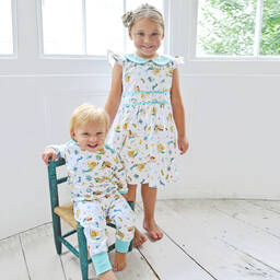Powell Craft-Baby Girls 3 Piece Pyjama Set | Childrensalon Outlet