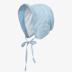 Powell Craft-Голубой льняной чепец для девочек | Childrensalon Outlet