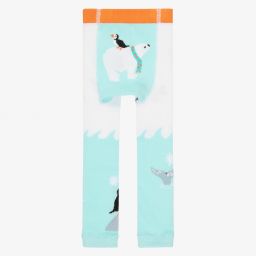 Powell Craft-Blue Polar Bear Leggings | Childrensalon Outlet