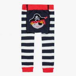 بووال كرافت-ليغنغز قطن محبوك لون كحلي وأبيض للأطفال | Childrensalon Outlet