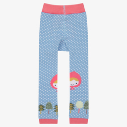 Powell Craft-Blue Riding Hood Leggings | Childrensalon Outlet