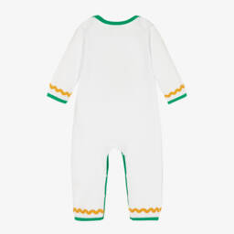 بووال كرافت-أفرول بيبي غرو "الأسد"  قطن لون أبيض | Childrensalon Outlet