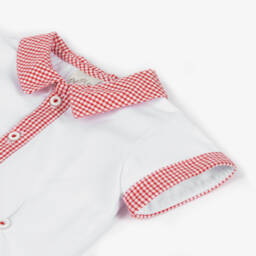 Pretty Originals-Boys Classic Red Checkered Ensemble | Childrensalon Outlet