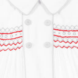 Pretty Originals-Boys Grey & White Buster Set | Childrensalon Outlet